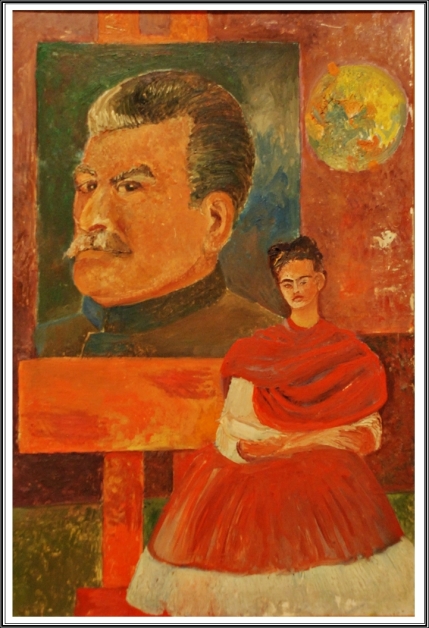 Image result for frida kahlo stalin painting